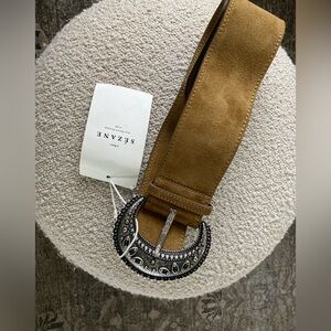 Ceinture Louve Taupe Belt Sezane
